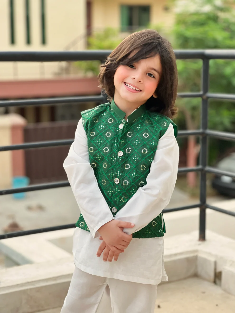Little Patriot Kurta Suit