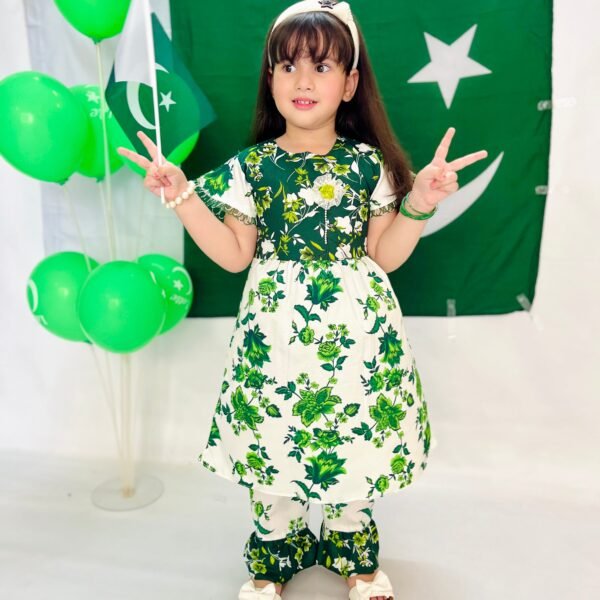 Azadi Bloom Girls Co-Ord Set